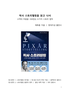 A+ 서평 픽사 스토리텔링을 읽고 나서-1