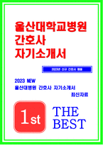 울산대학교병원 자기소개서 2023년] 울산대학교병원 자소서 울산대병원 간호사 자기소개서 울산대학교병원 지원동기 입사후포부 본원의 핵심가치 자신과 가장 부합하다고 생각하는 가치를 선택하여 그 이유를 경험-1