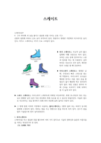 스케이트에 대해서 알아보자-1