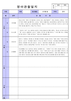 만1세 영아관찰일지-8