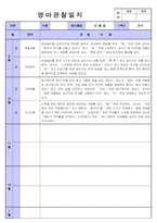 만1세 영아관찰일지-12