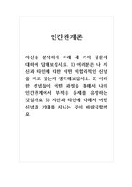 인간관계론_1) 여러분은 나 자신과 타인에 대한 어떤 비합리적인 신념을 지고 있는지 생각해보십시오 2) 이러한 신념들이 어떤 과정을 통해서 나의 인간관계에서 부적응 문제를 유발하는 것일까요-1