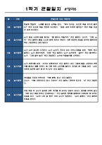 만2세 1학기 관찰일지 및 발달평가 7명 (일상생활,놀이활동 분류) - 모든계절 사용가능,평가인증A 관찰일지-12