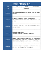 만2세 1학기 관찰일지 및 발달평가 7명 (일상생활,놀이활동 분류) - 모든계절 사용가능,평가인증A 관찰일지-15