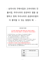 사회복지실천기술론(삼국시대 구제사업과 고려시대의 진휼사업, 우리나라의 공공부조 법을 설명하고 현재 우리나라의 공공부조법이 더 좋아할 수 있는 방법의 예)-1