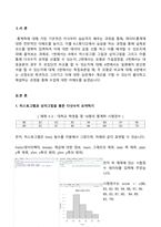 [방송대] 22-1학기 통계학개론, 중간과제물 (다섯수치요약, 유의수준 5%이내 검정, 일원배치분산분석, 상관계수 계산)-2