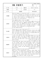 만3세 9월 관찰일지 (관찰내용+해석 및 평가)-2