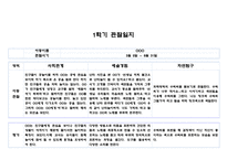 1학기 관찰일지와 발달평가 만4세 (10페이지분량으로 아주 자세합니다)-7