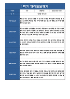 1학기 관찰일지 및 발달평가 만3세 5명 10페이지 분량 (모든계절 사용가능)-9