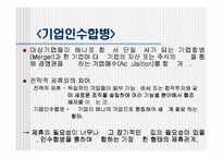 [경영전략] 전략적제휴, 합작투자, 기업인수합병-20