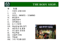 [마케팅] THE BODY SHOP 더 바디샵 브랜드가치 극대화 전략-2