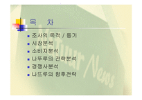 [마케팅] 나뚜루의 전략분석-2
