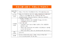 (프로포절) 치매노인 부양가족을 위한 통합 치료 프로그램-16