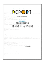 (MARKETING) 하이마트의 마케팅 성공전략 - 광고전략을 통한 마케팅-1