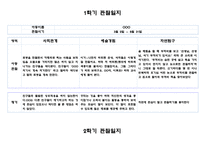 1년치 관찰일지와 발달평가 만4세 (20 페이지분량으로 아주 자세합니다)-11