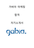 가비아 마케팅 합격자소서-1