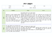 만1세 2학기 (9월~2월) 관찰일지와 발달평가 (5명 10페이지분량,평가제,평가인증)-3