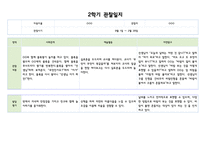 만1세 2학기 (9월~2월) 관찰일지와 발달평가 (5명 10페이지분량,평가제,평가인증)-6