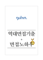 가비아 역대면접기출 면접노하우-1