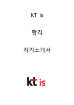 KT is 사업운영[마케팅] 합격자소서-1