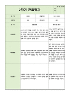 어린이집 1년치 만2세 관찰일지와 발달평가 (20페이지 분량)-20