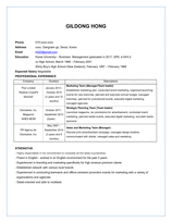 외국계 마케팅, 홍보, 영업 부분 최종합격 영문, 국문이력서(Kor&Eng Resume)-3