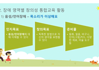 장애 영역별 창의성 통합교육(유아교육) 발표자료-7