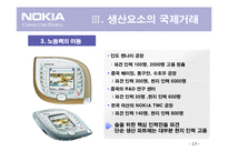 [무역학] 노키아의 해외 투자전략-17