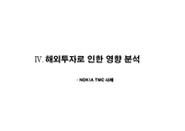 [무역학] 노키아의 해외 투자전략-18