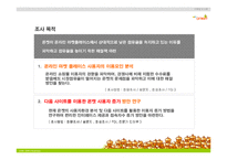 [마케팅조사계획서] 다음 온켓 마케팅조사계획서-11