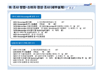[마케팅조사계획서] 네이트온의 메신저 시장침투에 효과적으로 대응하기 위한 MSN의 전략 수립-14