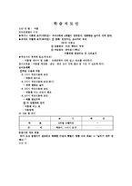 유아원 학습지도안 작성-1