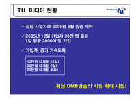 위성 DMB TU미디어 커뮤니케이션 전략-7