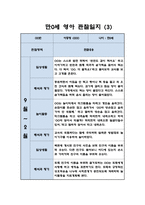 만0세 영아 2학기 관찰일지 / 일상,놀이활동 관찰일지 / 영아전담 어린이집 관찰일지-3
