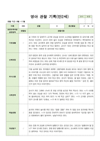영아 관찰 기록 만2세 9월~11월 10명-9