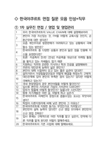 한국야쿠르트영업 최종합격자의 면접질문 모음 + 합격팁 [최신극비자료]-2