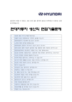 현대자동차 생산직 자기소개서] 2023년 현대자동차 모빌리티 기술 인력(생산직) 신규 채용 자기소개서 모범예문+면접질문 -현대자동차 생산직 자기소개서 합격예문, 현대자동차 기술직 자기소개서, 현대자동차 생산직 자기소개서-4
