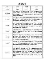 만2세 1학기 (3월-8월) 관찰일지 및 종합평가-2