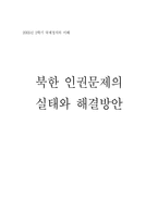 [국제정치] 북한 인권문제의 실태와 해결방안-4