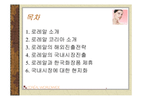로레알(Loreal)의 국내시장진출과 현황-2
