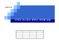 [마케팅관리] 중부산 케이블방송 마케팅-1