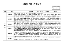 어린이집 만2세 1학기 관찰일지 14명 (평가제,평가인증) - 만2세 유아 관찰일지 14명 14페이지-2