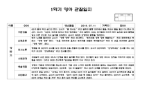 어린이집 만2세 1학기 관찰일지 14명 (평가제,평가인증) - 만2세 유아 관찰일지 14명 14페이지-8