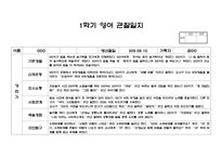 어린이집 만2세 1학기 관찰일지 14명 (평가제,평가인증) - 만2세 유아 관찰일지 14명 14페이지-15