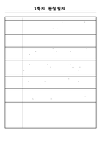 어린이집 만4세 1학기 (3월~8월) 관찰일지와 발달종합평가 10명-5