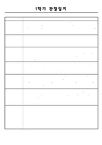 어린이집 만4세 1학기 (3월~8월) 관찰일지와 발달종합평가 10명-10