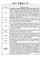 만4세 10명 어린이집 2학기 (9월~2월) 관찰일지와 발달종합평가-7