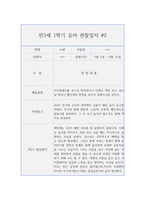 만3세 1학기 (3월~8월) 관찰일지와 발달평가 10명 20page 분량-4