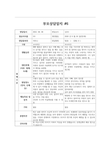 만2세 부모상담일지,개별면담일지 11명-6