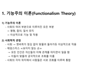 기능주의와 갈등주의 레포트-2